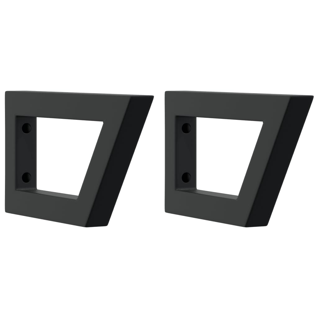 Basin Shelf Wall Mounted Steel and Solid Wood Beech