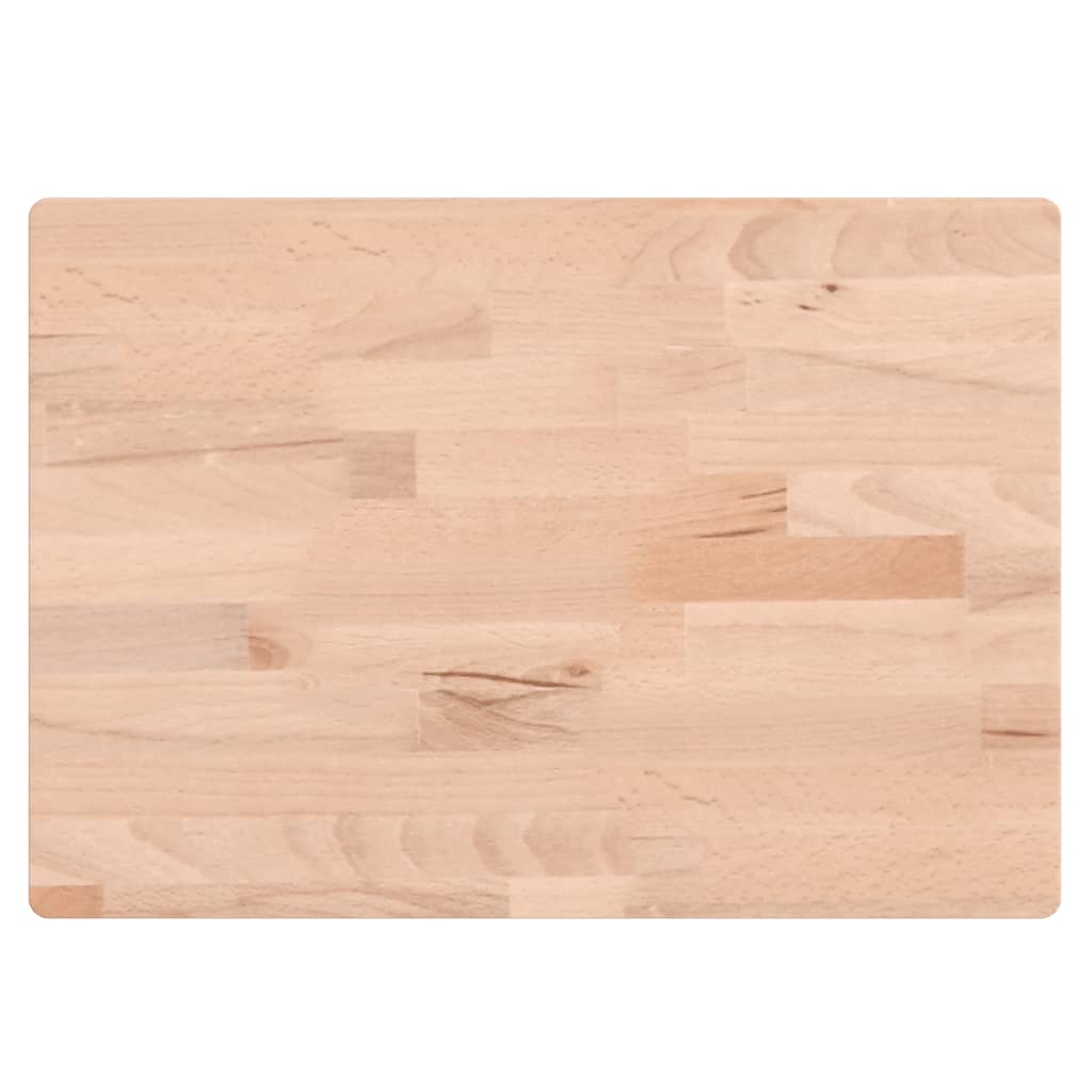 Basin Shelf Wall Mounted Steel and Solid Wood Beech