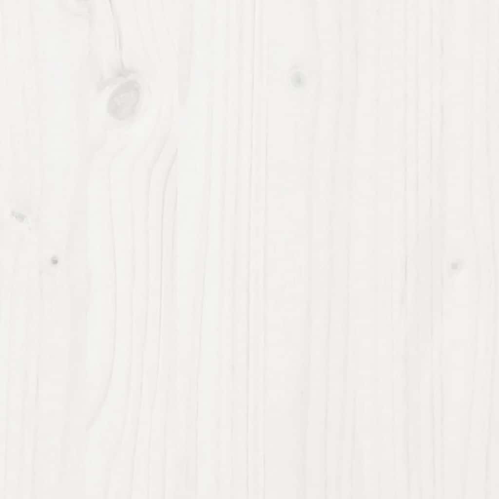Bed Frame without Mattress White 160x200 cm Solid Wood Pine