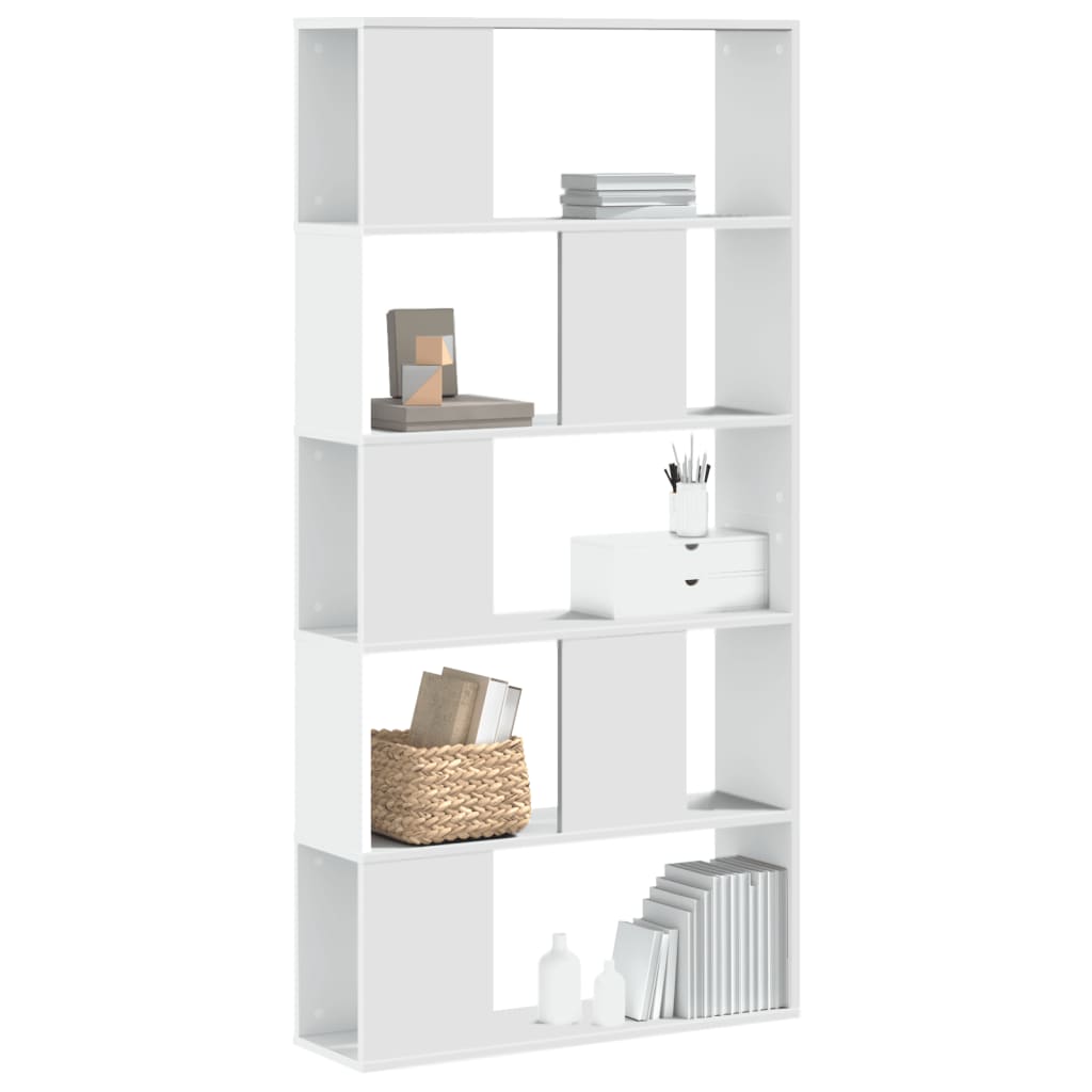 Modern Wooden 5-Tier Open Bookcase Book Storage Cabinet Unit Shelving Wood