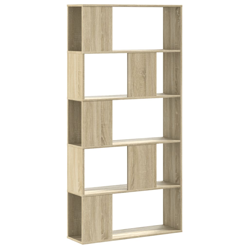 Modern Wooden 5-Tier Open Bookcase Book Storage Cabinet Unit Shelving Wood