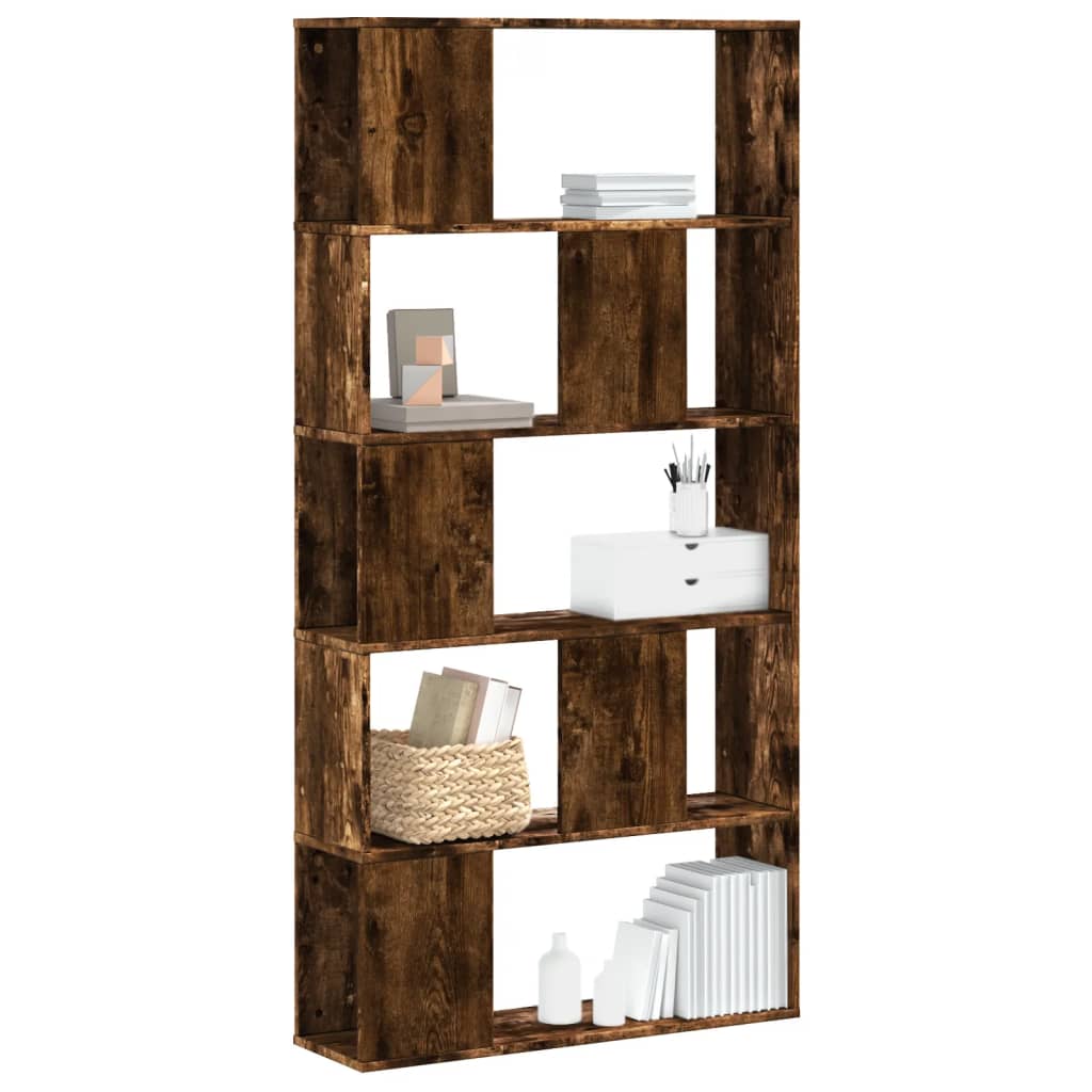 Modern Wooden 5-Tier Open Bookcase Book Storage Cabinet Unit Shelving Wood
