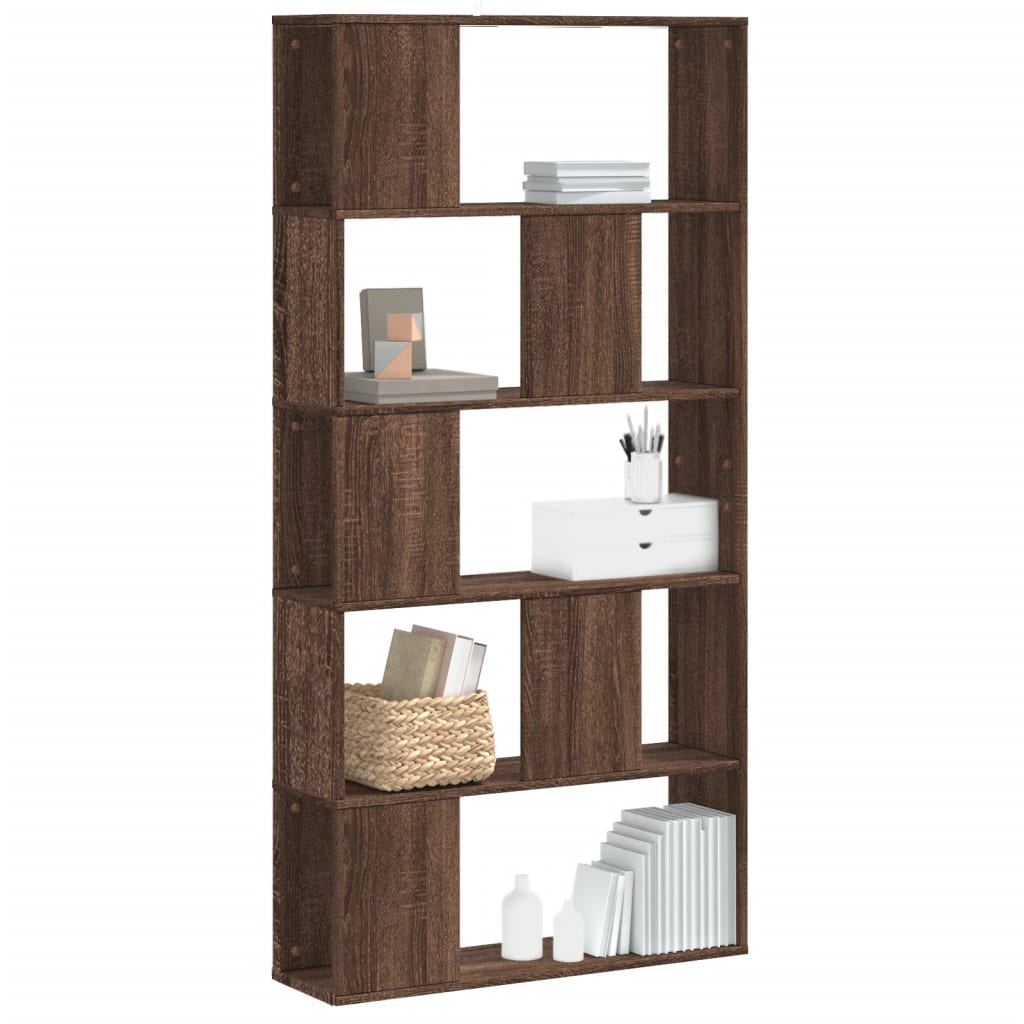 Modern Wooden 5-Tier Open Bookcase Book Storage Cabinet Unit Shelving Wood