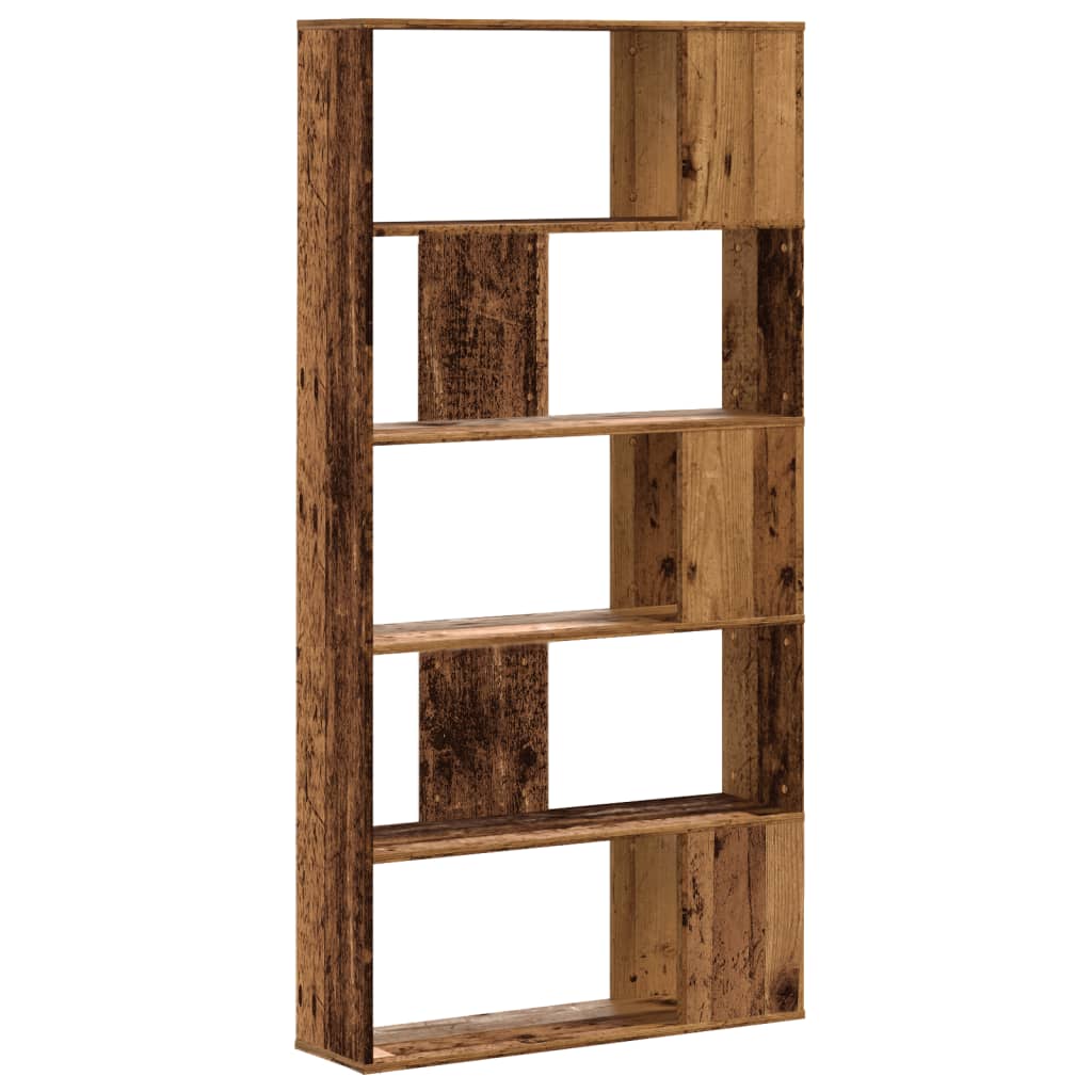Modern Wooden 5-Tier Open Bookcase Book Storage Cabinet Unit Shelving Wood