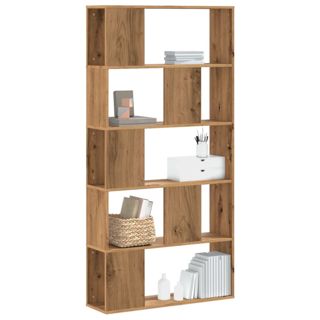 Modern Wooden 5-Tier Open Bookcase Book Storage Cabinet Unit Shelving Wood