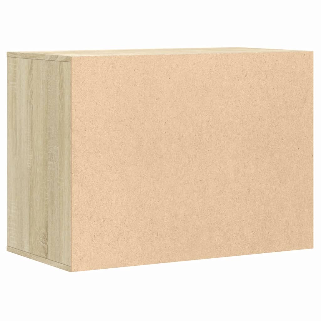 Corner Chest of Drawers Sonoma Oak 80x41x58 cm Engineered Wood