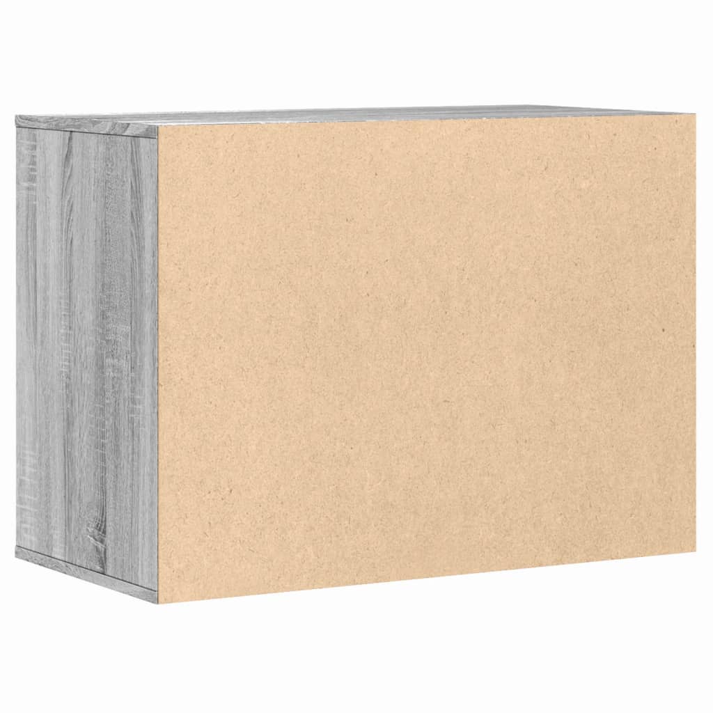 Corner Chest of Drawers Grey Sonoma 80x41x58 cm Engineered Wood