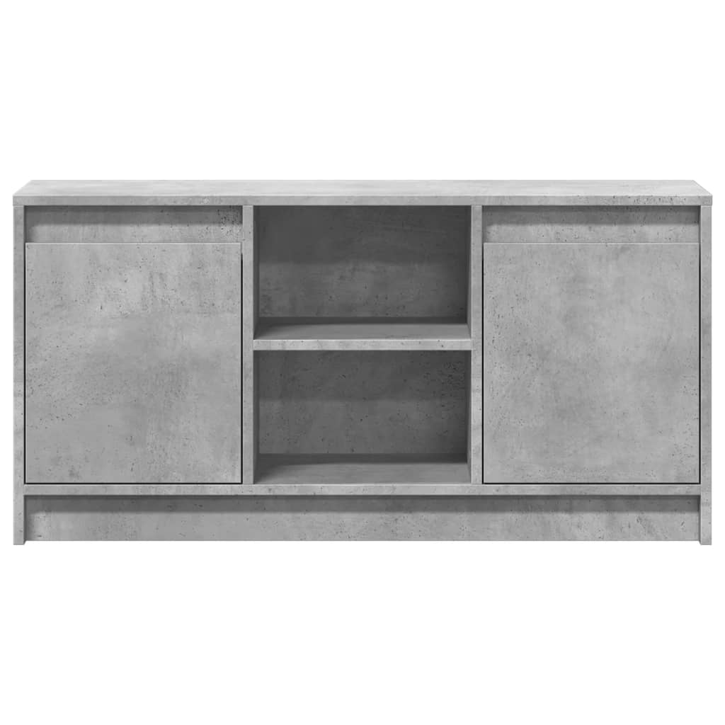 Modern Wooden 40 Inch TV Tele Stand Unit Cabinet With LED Lights & Storage