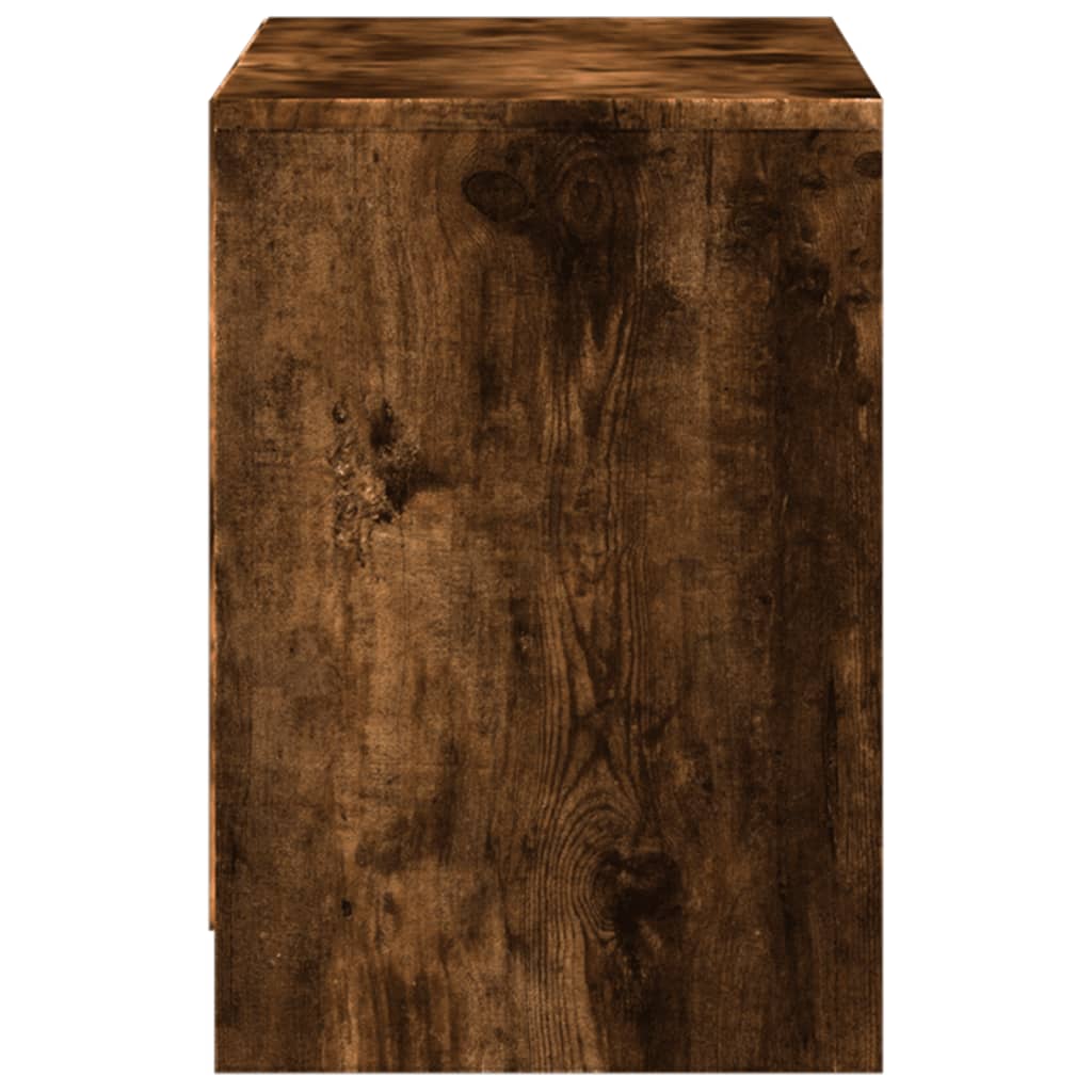 Modern Wooden 40 Inch TV Tele Stand Unit Cabinet With LED Lights & 6 Drawers