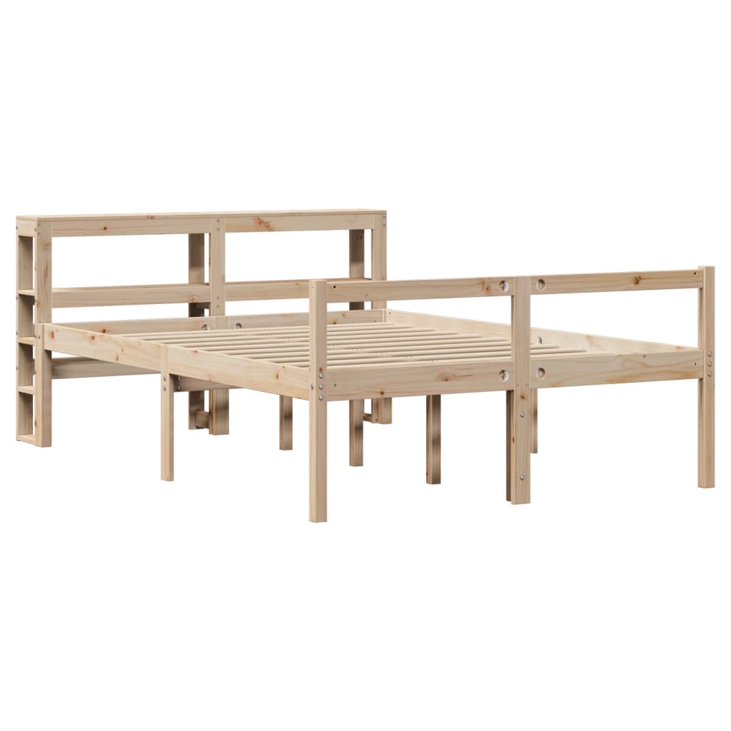 Senior Bed with Headboard without Mattress 140x200 cm