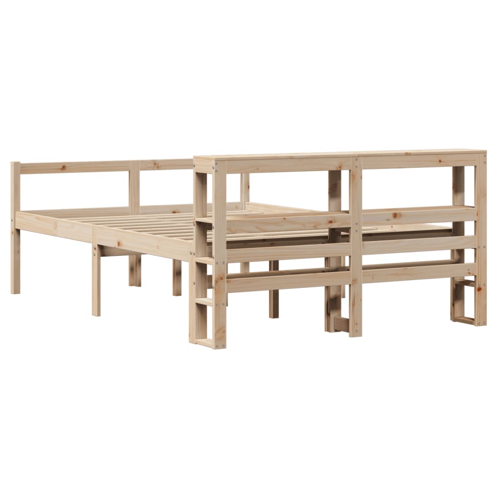 Senior Bed with Headboard without Mattress 140x200 cm