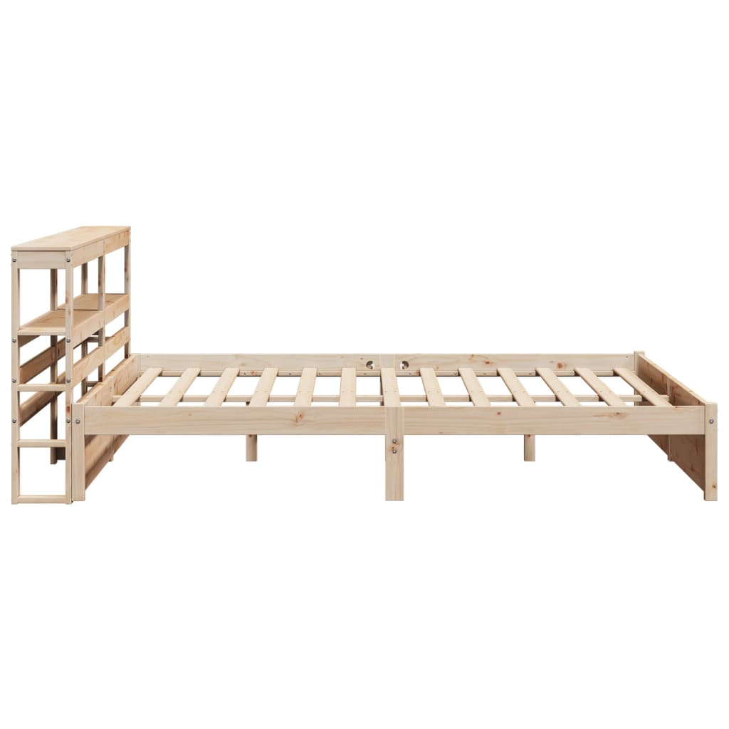 Bed Frame with Headboard without Mattress 200x200 cm