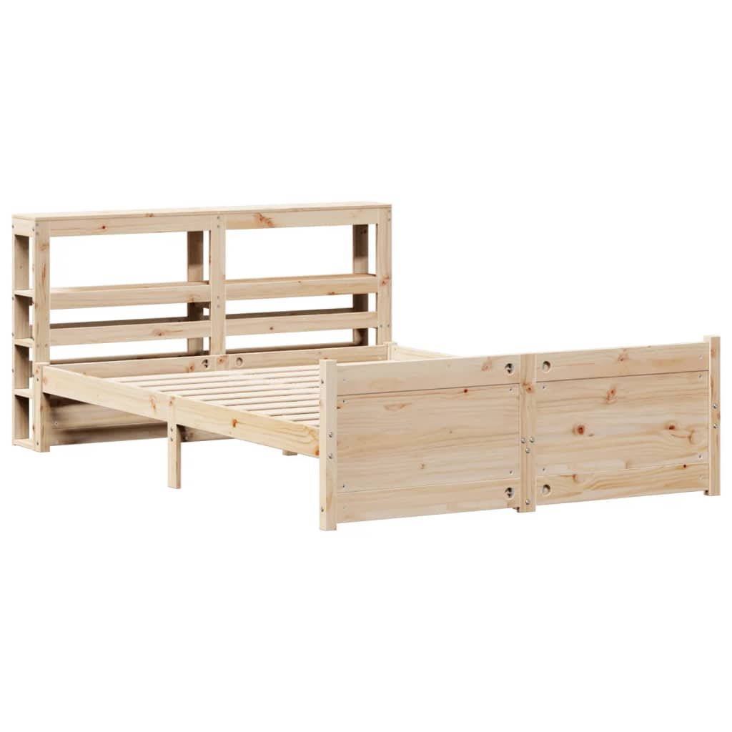 Bed Frame with Headboard without Mattress 160x200 cm