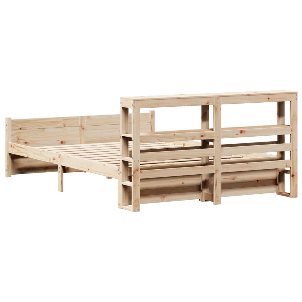 Bed Frame with Headboard without Mattress 160x200 cm