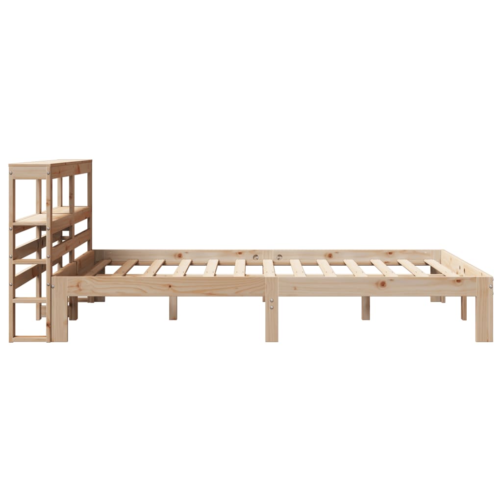 Bed Frame with Headboard without Mattress 140x200 cm