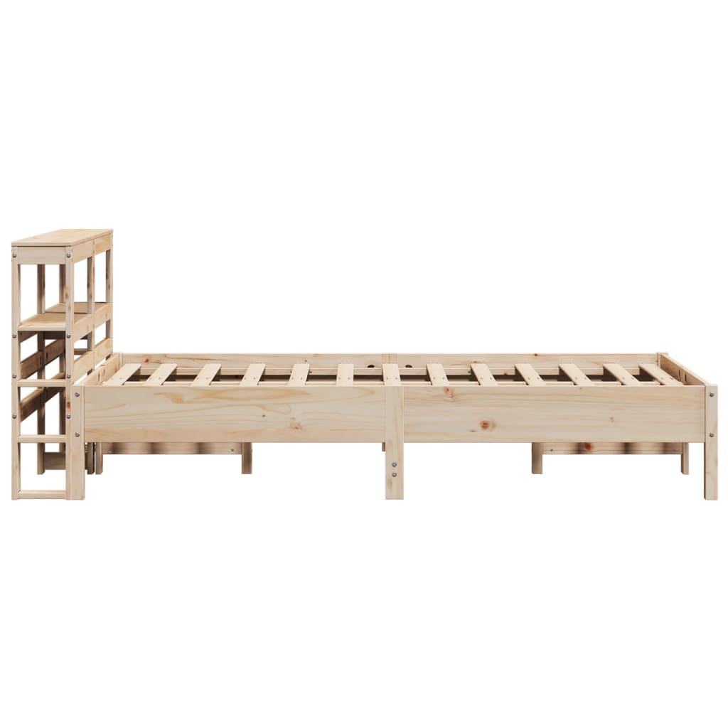 Bed Frame without Mattress 120x190 cm Small Double Solid Wood Pine