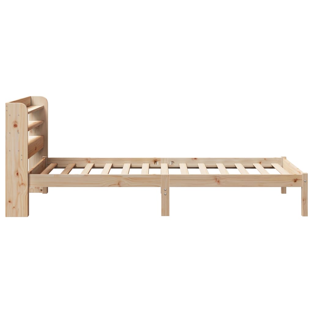Bed Frame without Mattress 90x190 cm Single Solid Wood Pine