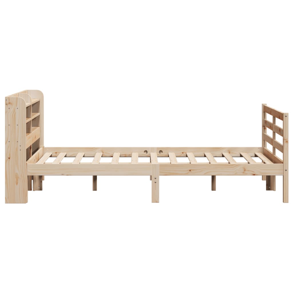 Bed Frame with Headboard without Mattress 135x190 cm Double