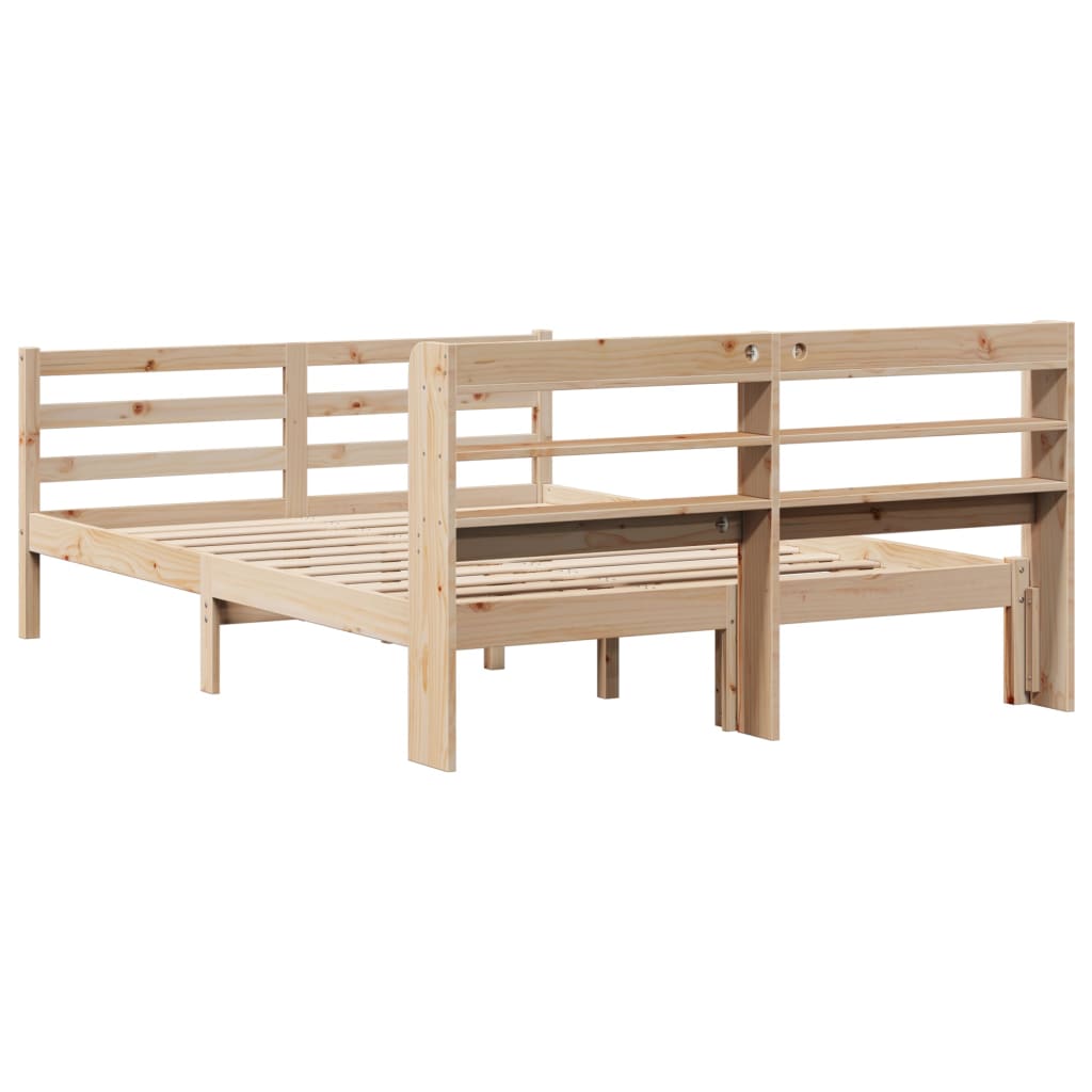 Bed Frame with Headboard without Mattress 120x200 cm
