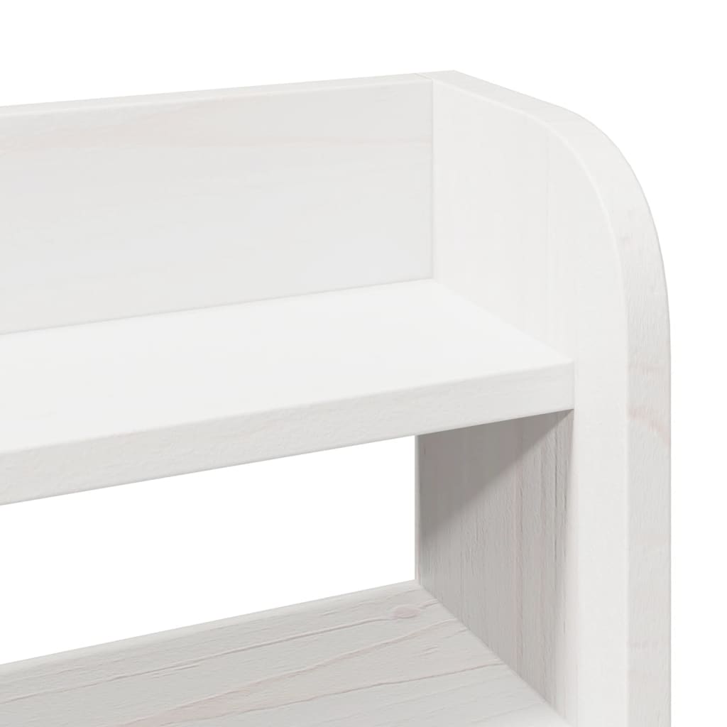 Bed Frame with Headboard without Mattress White 135x190 cm Double