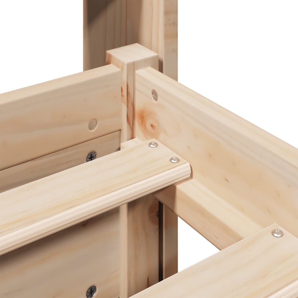 Bed Frame with Headboard without Mattress 120x200 cm