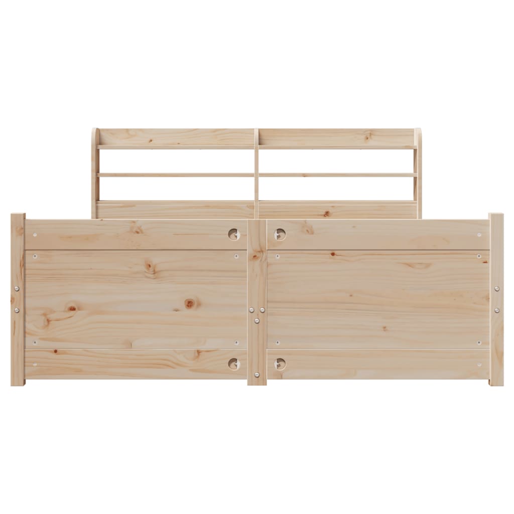 Bed Frame with Headboard without Mattress 150x200 cm King Size