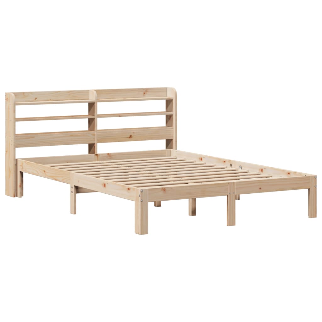 Bed Frame with Headboard without Mattress 120x190 cm Small Double