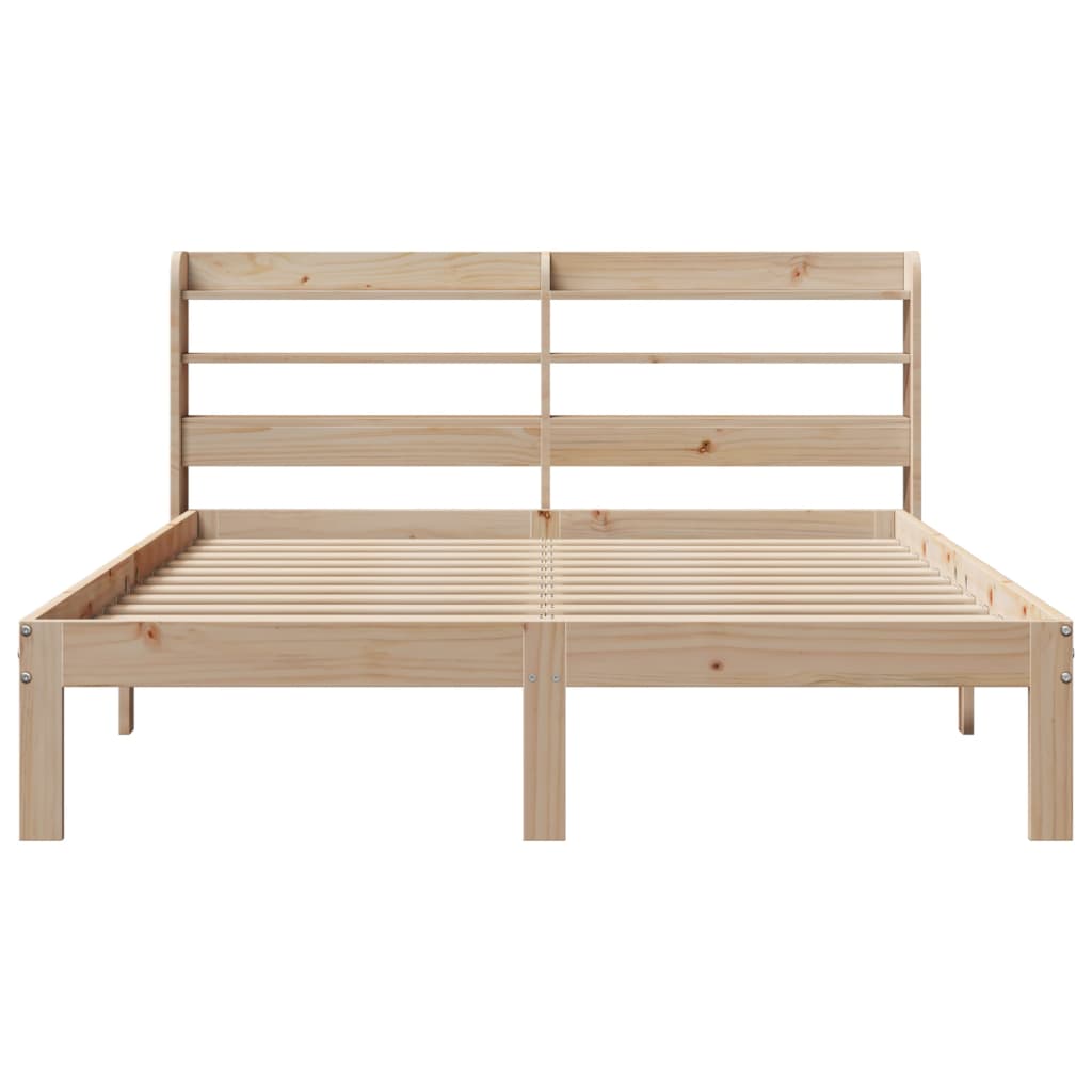 Bed Frame with Headboard without Mattress 150x200 cm King Size