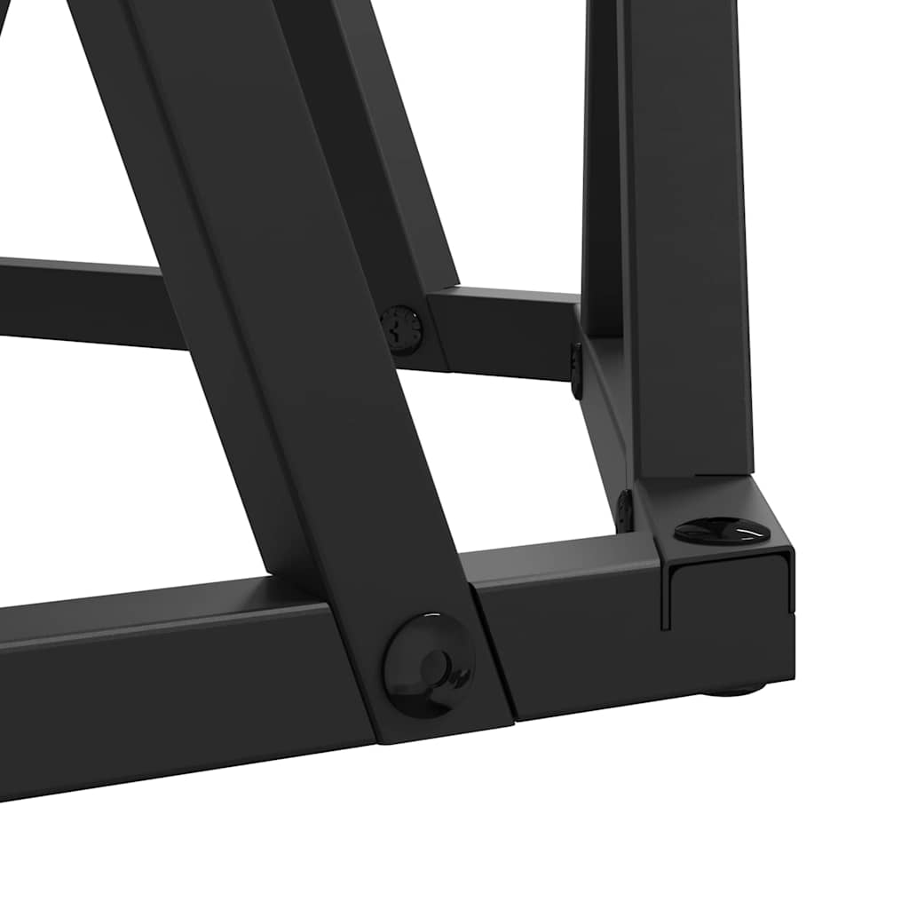 Nesting Side Table 3 pcs Black oak 53 x 53 x 40 cm