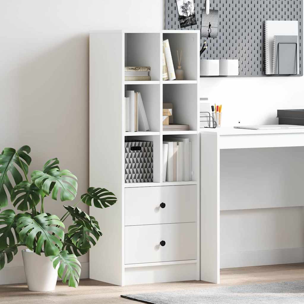 Highboard with Drawer White 45.5 x 34 x 127 cm Engineered wood