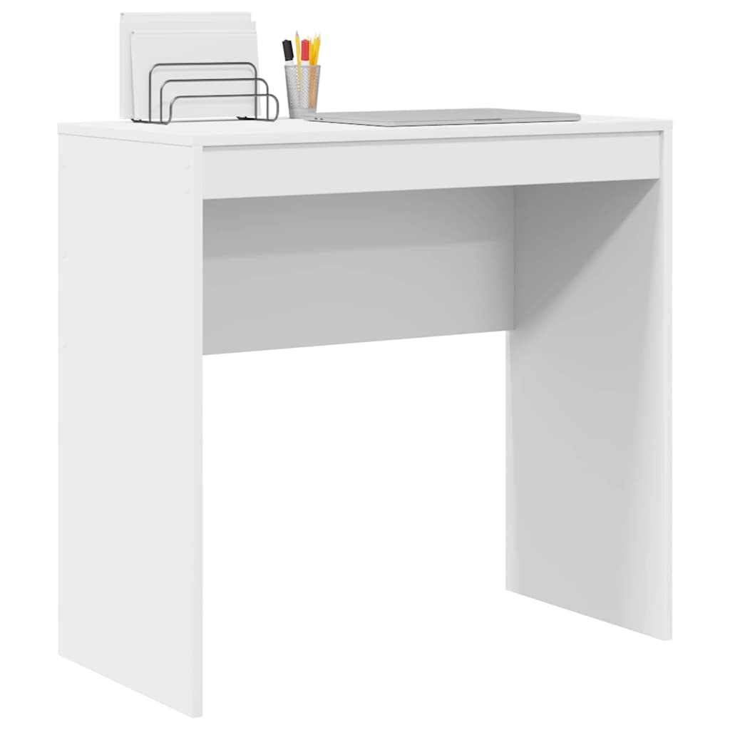 Desk White 80 x 40 x 76 cm Engineered wood