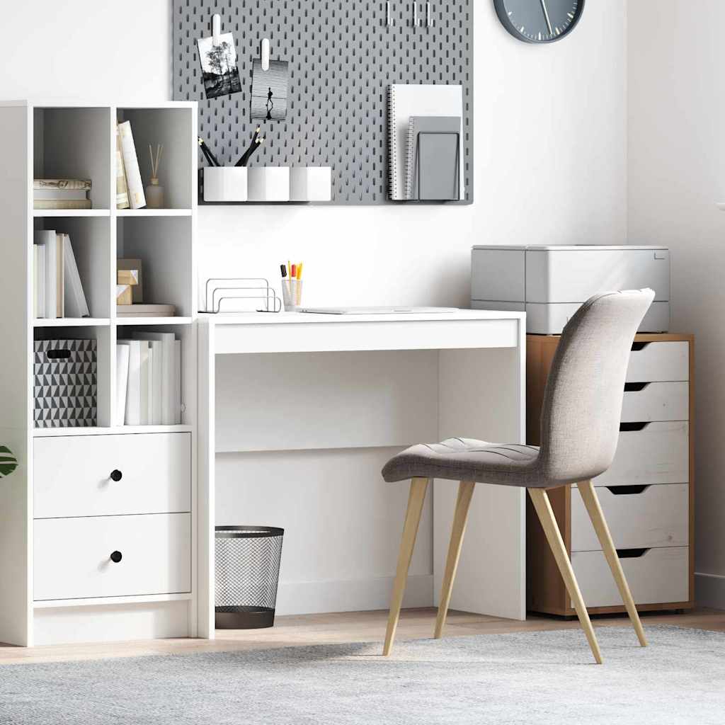 Desk White 90 x 40 x 76 cm Engineered wood