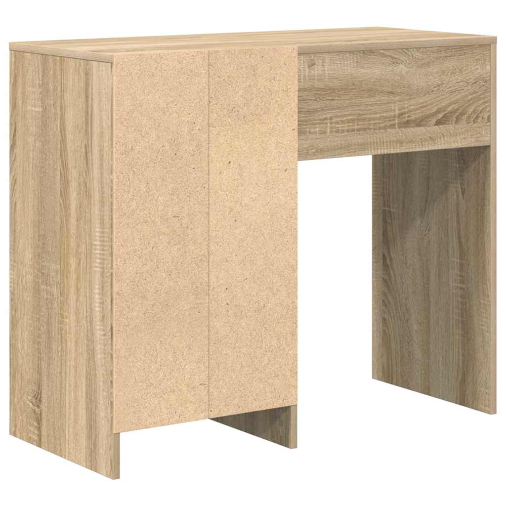 Modern Wooden Home Office Writing Computer Desk Table With 4 Storage Drawers