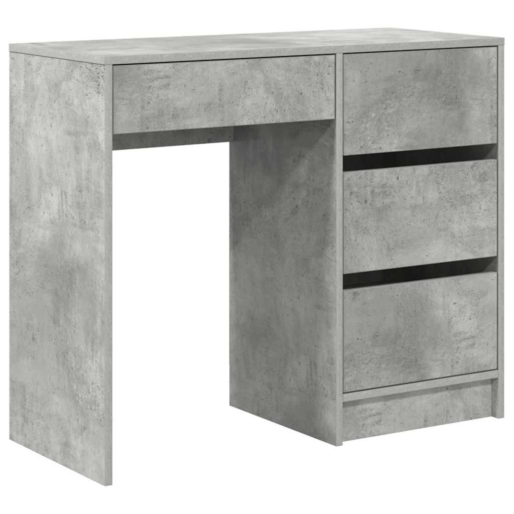 Modern Wooden Home Office Writing Computer Desk Table With 4 Storage Drawers
