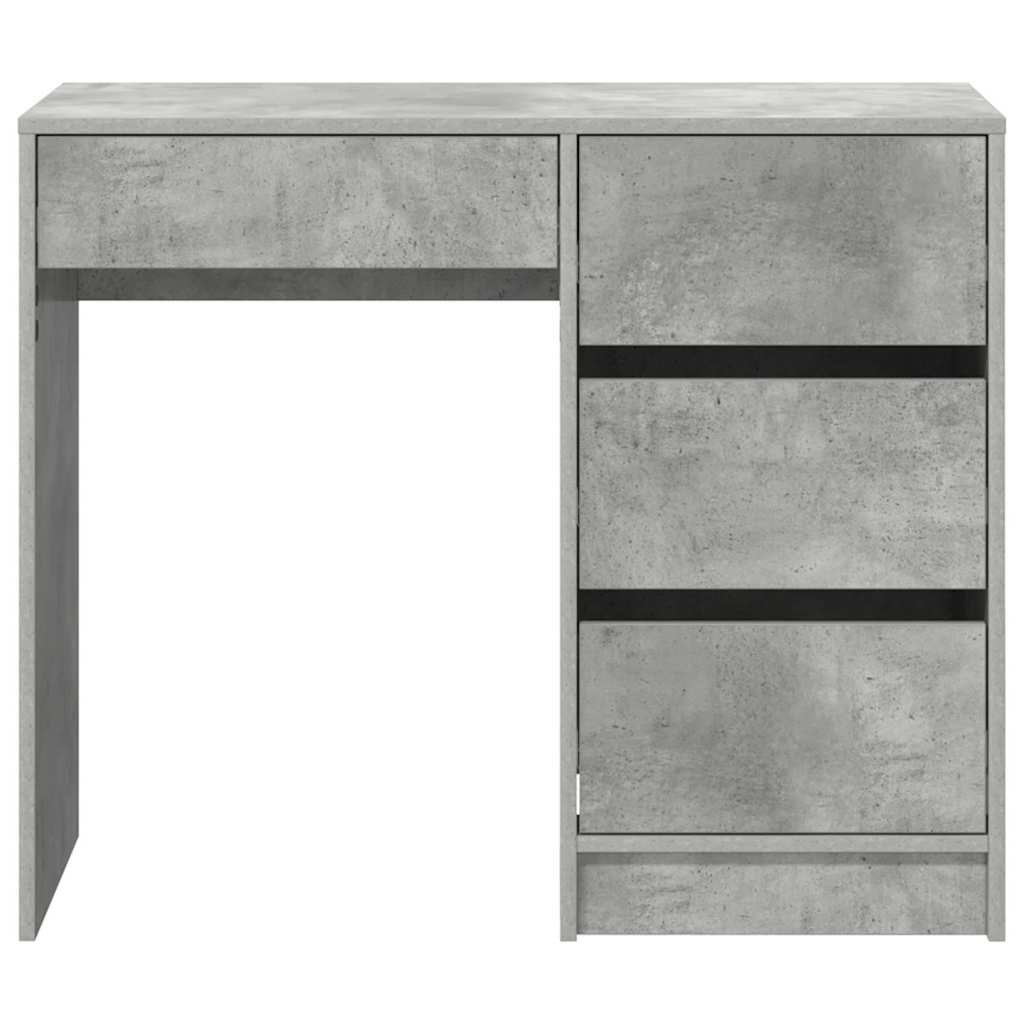 Modern Wooden Home Office Writing Computer Desk Table With 4 Storage Drawers