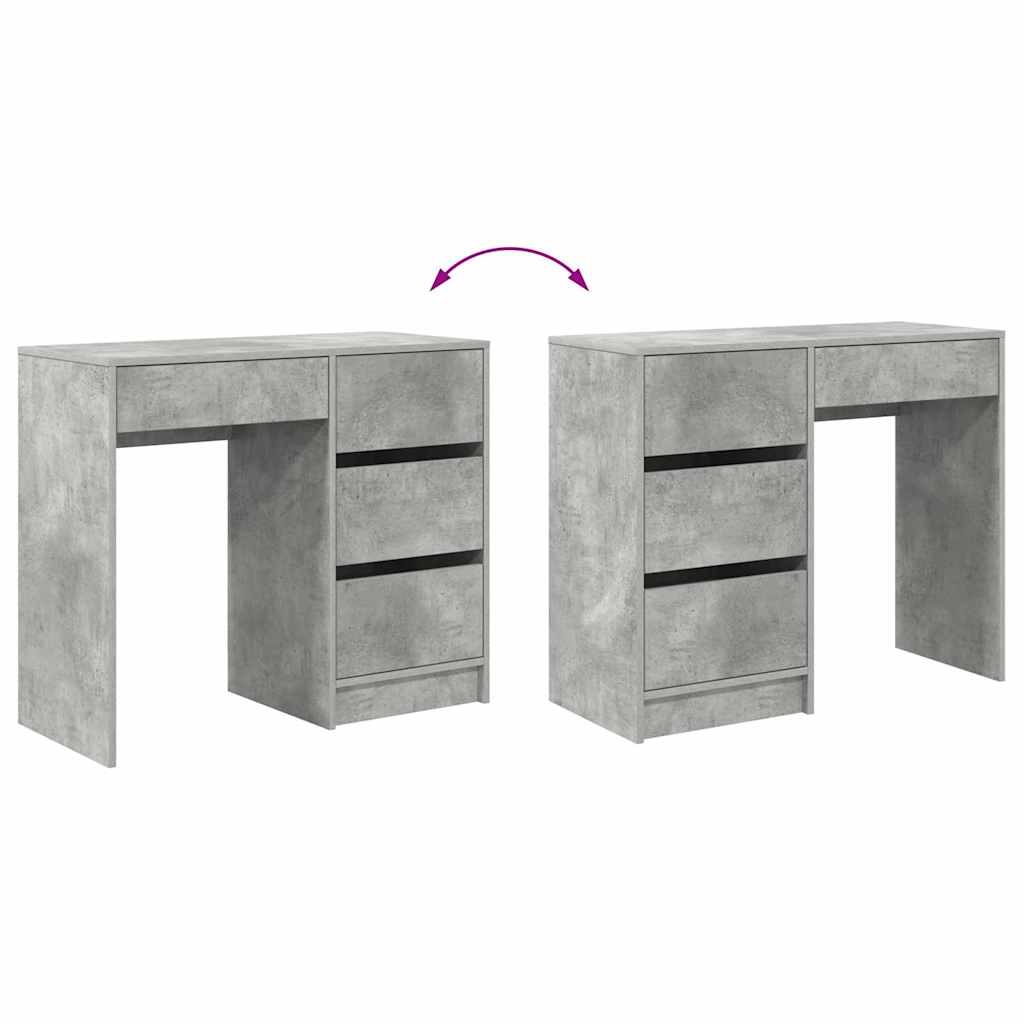 Modern Wooden Home Office Writing Computer Desk Table With 4 Storage Drawers