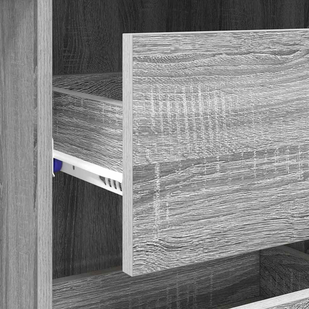 Modern Wooden Home Office Writing Computer Desk Table With 4 Storage Drawers