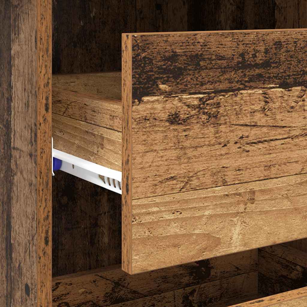 Modern Wooden Home Office Writing Computer Desk Table With 4 Storage Drawers