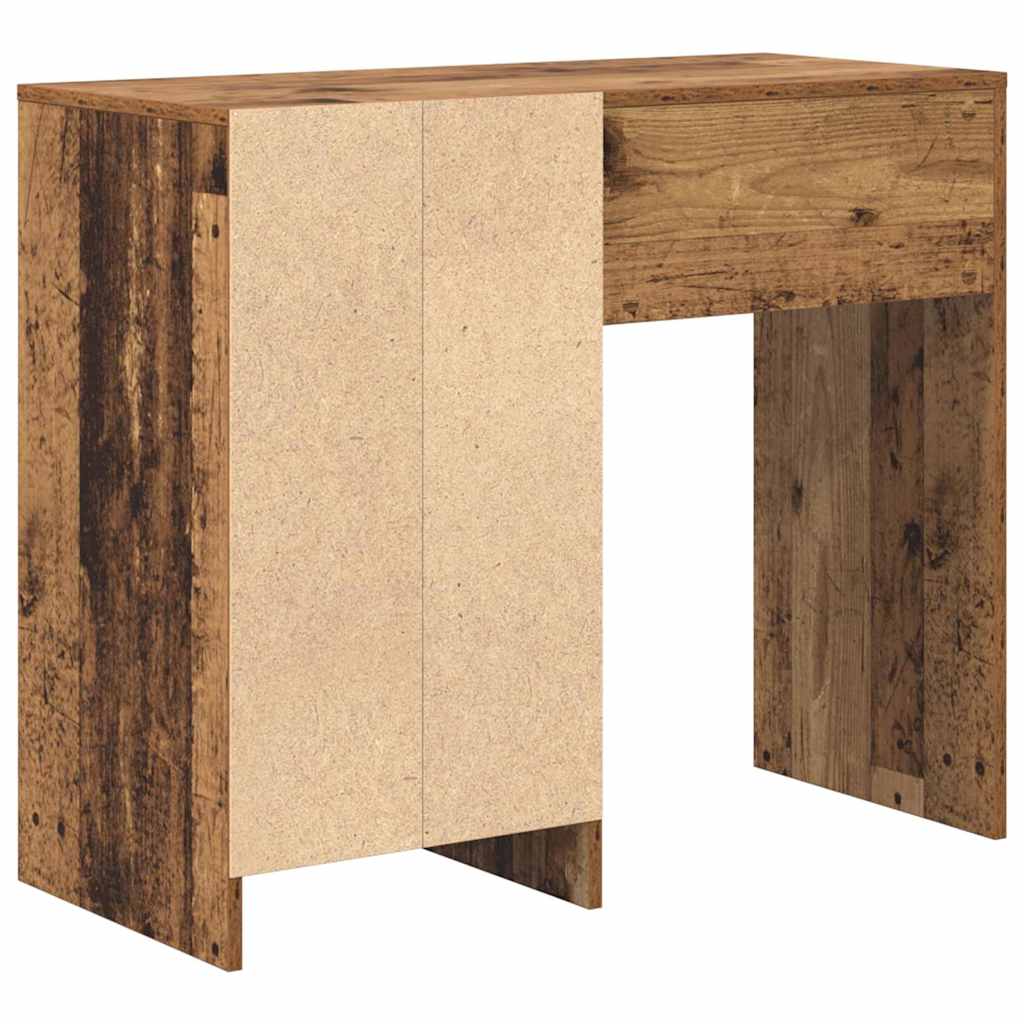 Modern Wooden Home Office Writing Computer Desk Table With 4 Storage Drawers