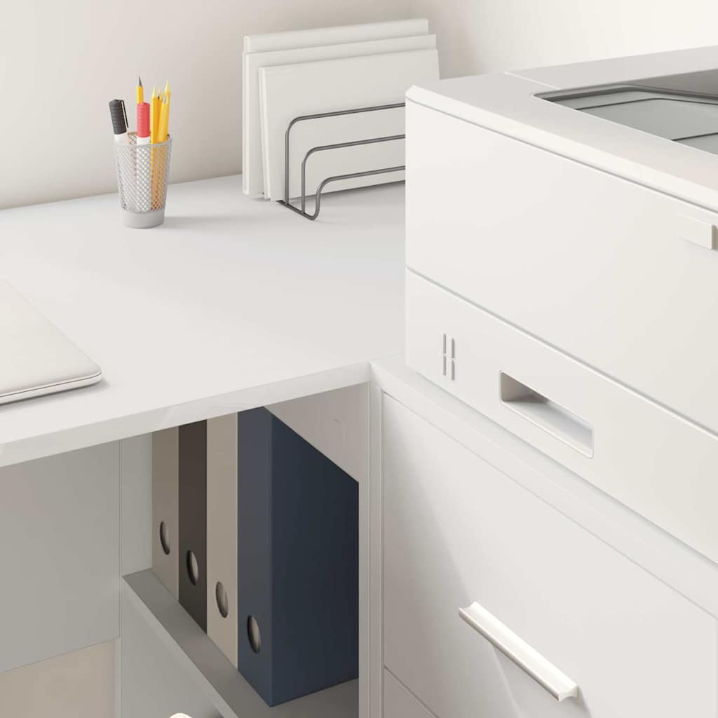 Sideboard with Drawer White 38 x 34.5 x 75 cm Engineered wood
