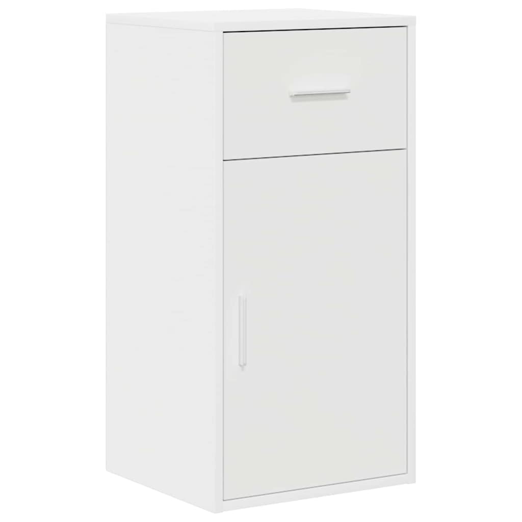 Sideboard with Drawer White 38 x 34.5 x 75 cm Engineered wood