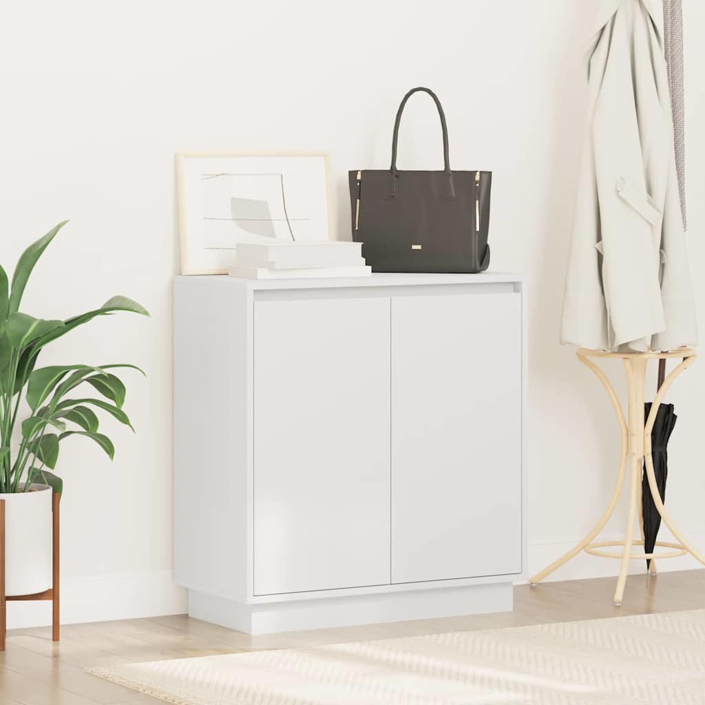 Sideboard with Shelf White 71 x 34.5 x 75 cm Engineered wood