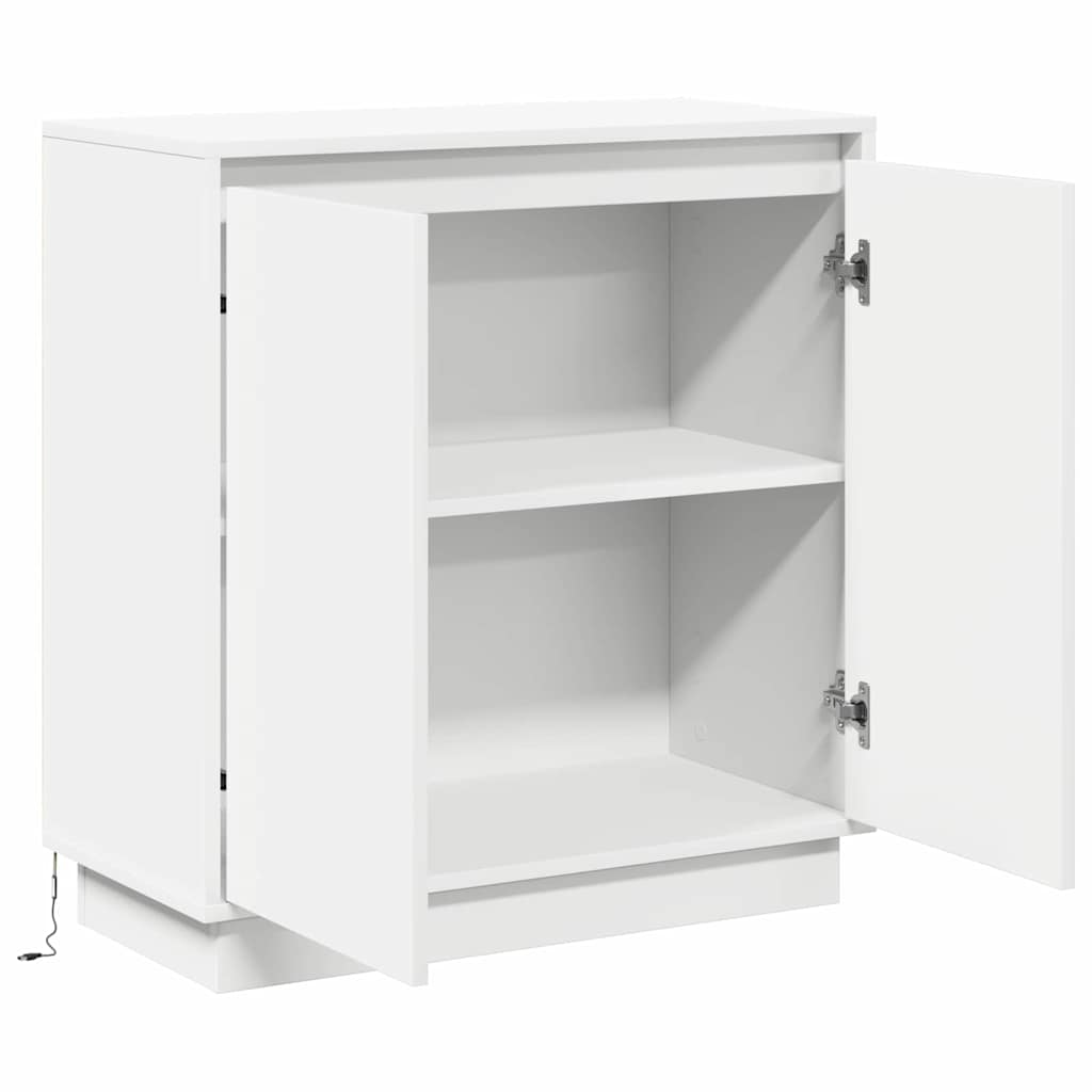 Sideboard with Shelf White 71 x 34.5 x 75 cm Engineered wood