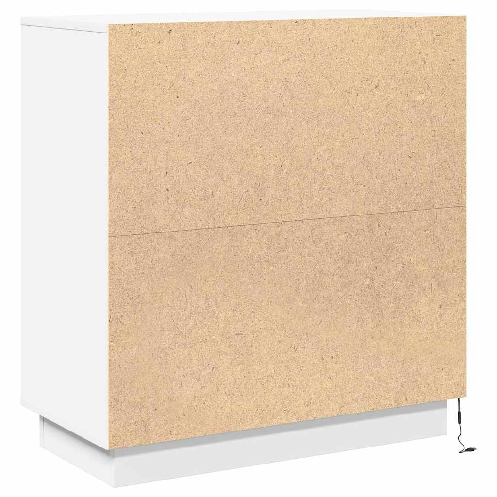 Sideboard with Shelf White 71 x 34.5 x 75 cm Engineered wood