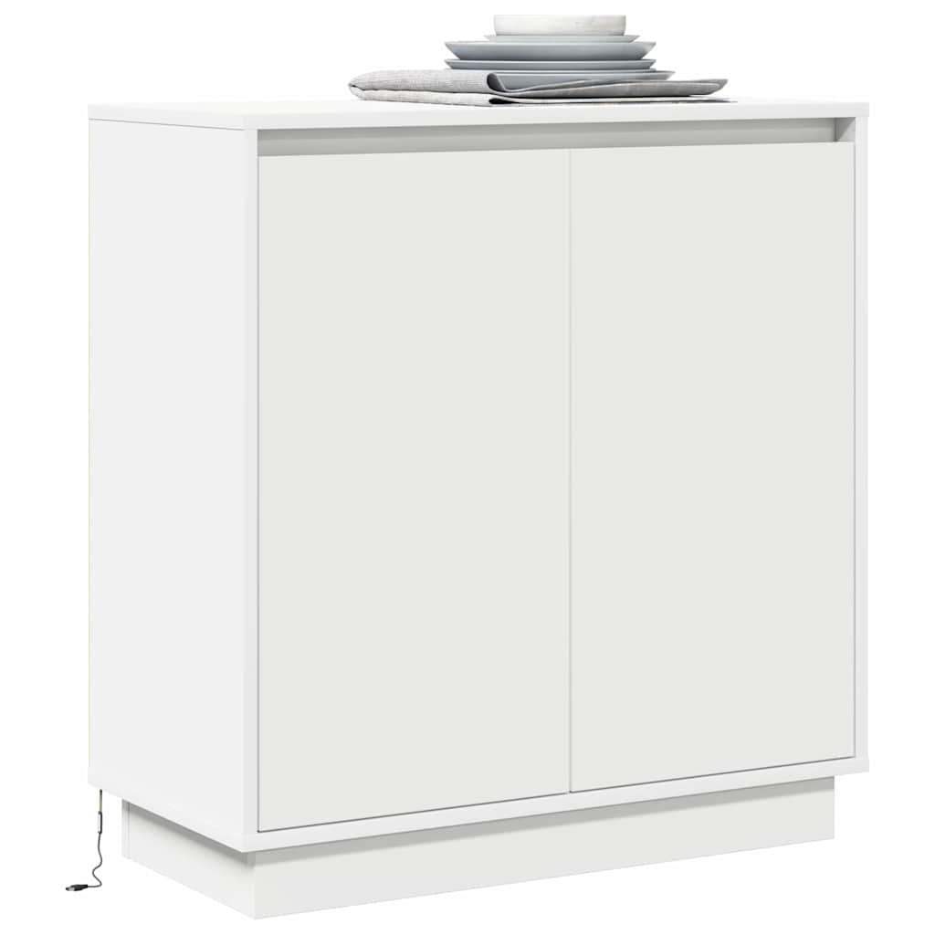 Sideboard with Shelf White 71 x 34.5 x 75 cm Engineered wood