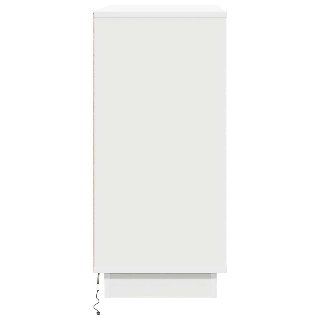 Sideboard with Shelf White 71 x 34.5 x 75 cm Engineered wood