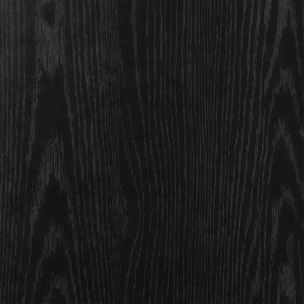 Side Table Set 2 pcs Black oak 50 x 50 x 50 cm