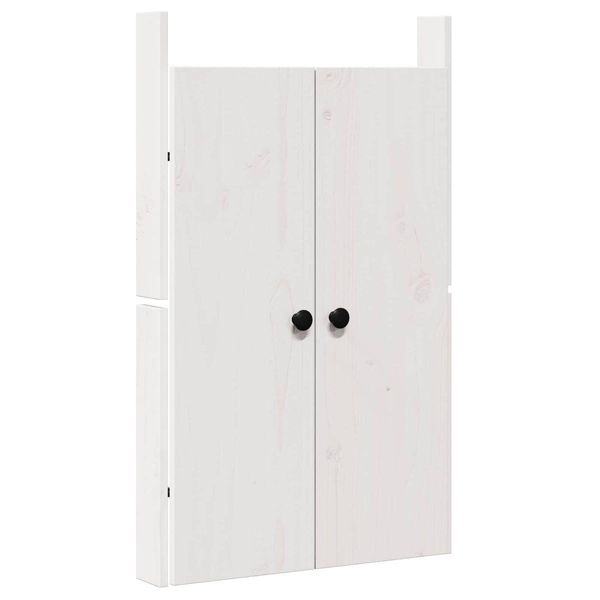 vidaXL Kitchen Door MEPPEL White 50 x 9 x 82 cm Solid Pine wood