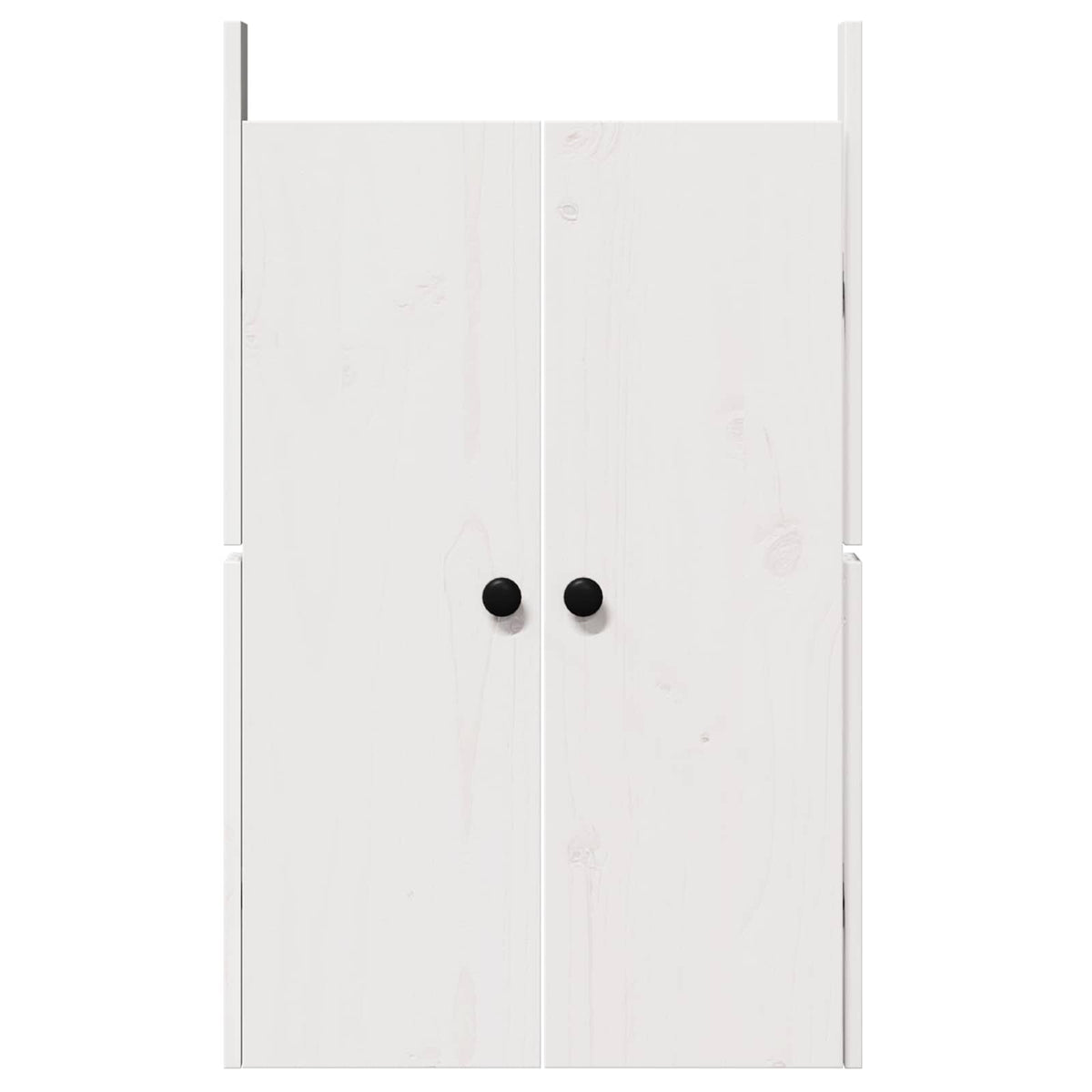 vidaXL Kitchen Door MEPPEL White 50 x 9 x 82 cm Solid Pine wood