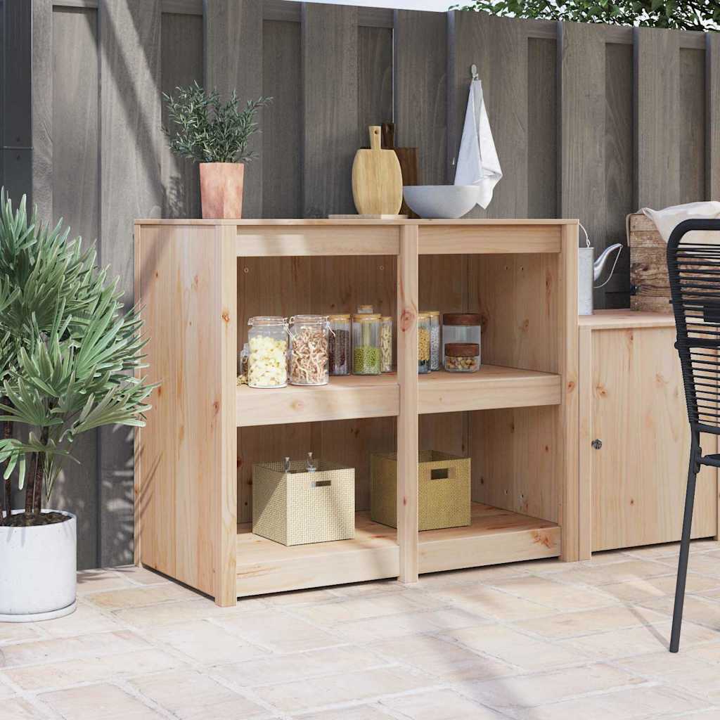 Kitchen Cabinet Brown 106 x 55 x 92 cm Solid Pine wood